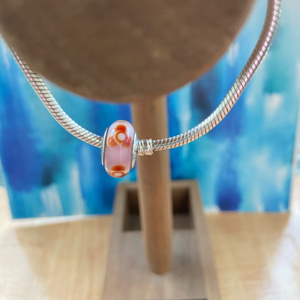 Pandora Sterling Silver Murano Glass Bead